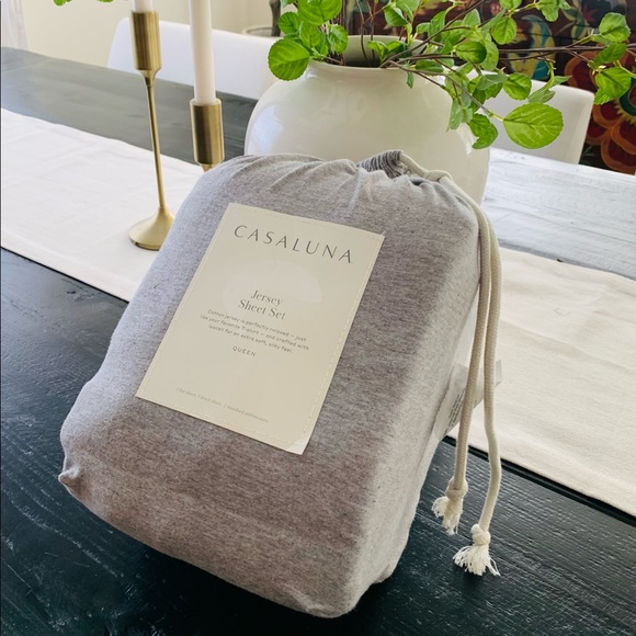 Casaluna Bedding Casaluna Jersey Sheet Setqueen Poshmark